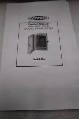 CTC SB102-121 / SB102-12I  Vibration Switch Box Brand New STOCK G150A