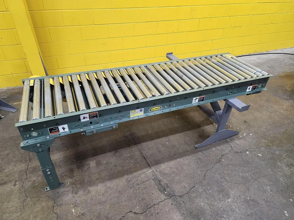 Used HYTROL V-BELT CONVEYOR Roller Conveyors Wisconsin US | Packer City Sales #1297905