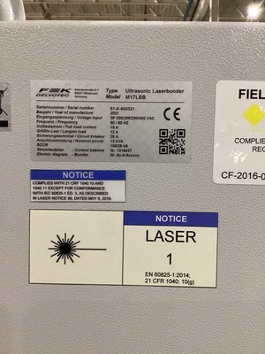 New | in-Stock 2021 F&K M17LSB Ultrasonic Welders Michigan US | iGAM Industrial Marketplace #1407762
