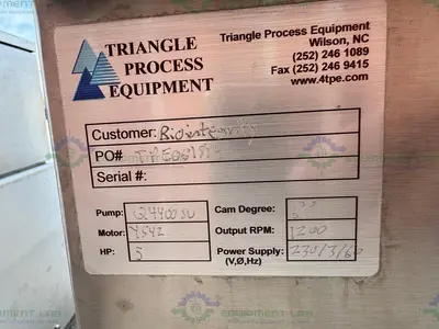 Used TRIANGLE PROCESS QUATTROFLOW Q4400SU 4-PISTON DIAPHRAGM PUMP W/ 3 HP MOTOR Diaphragm Pumps California US | Equipment Lab #1399318