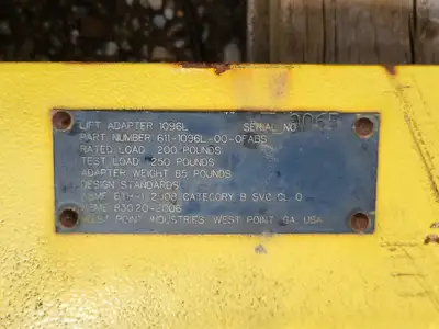 USED WEST POINT INDUSTRIES 611-1096L-00-0FABS