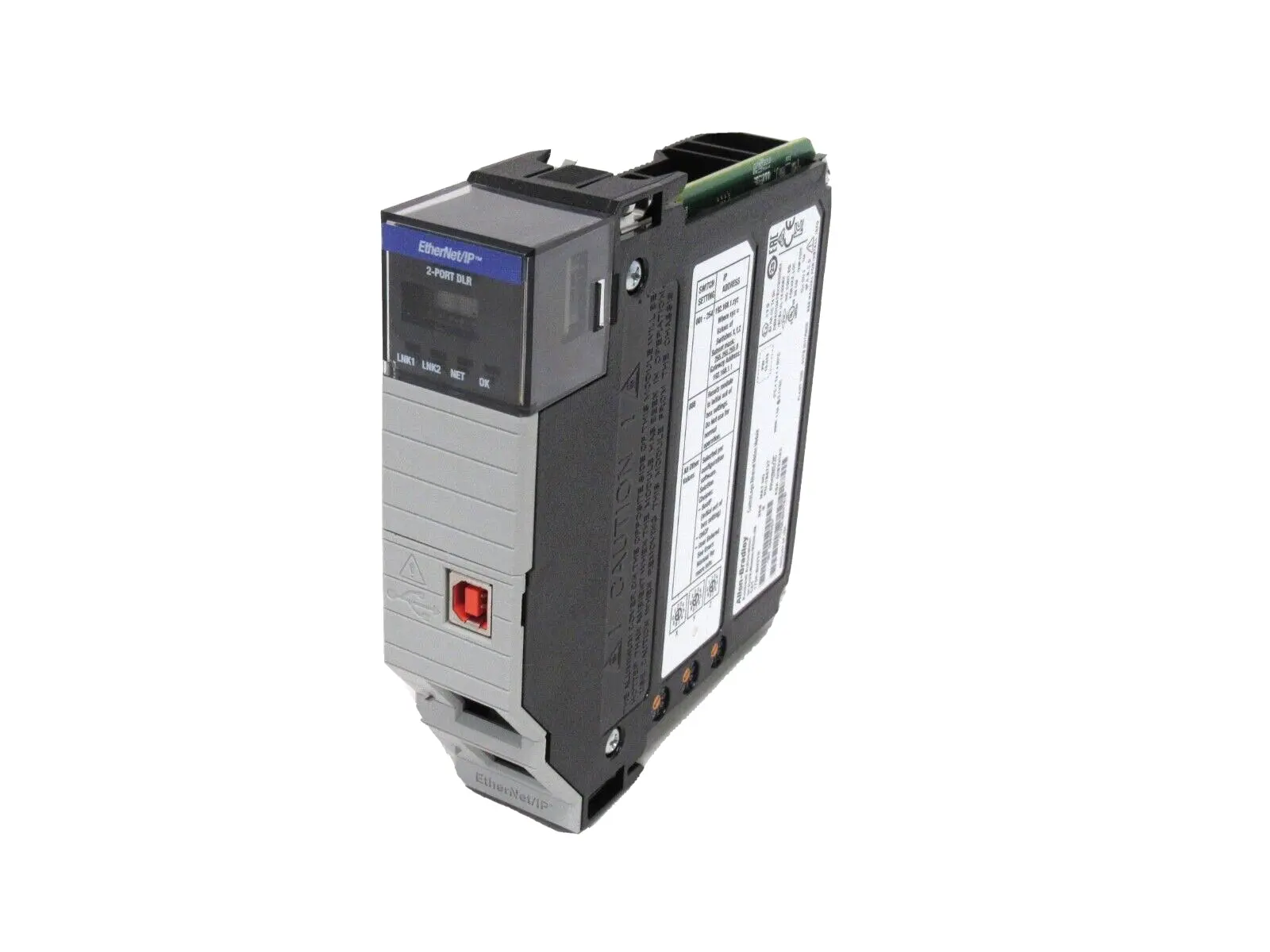 USED ALLEN BRADLEY 1756-EN3TR CONTROLLOGIX ETHERNET MODULE SER.B 1756EN3TR