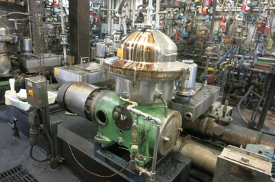 Westfalia SAMR 5036 Separator, 20 HP, 6400 RPM, Desludger