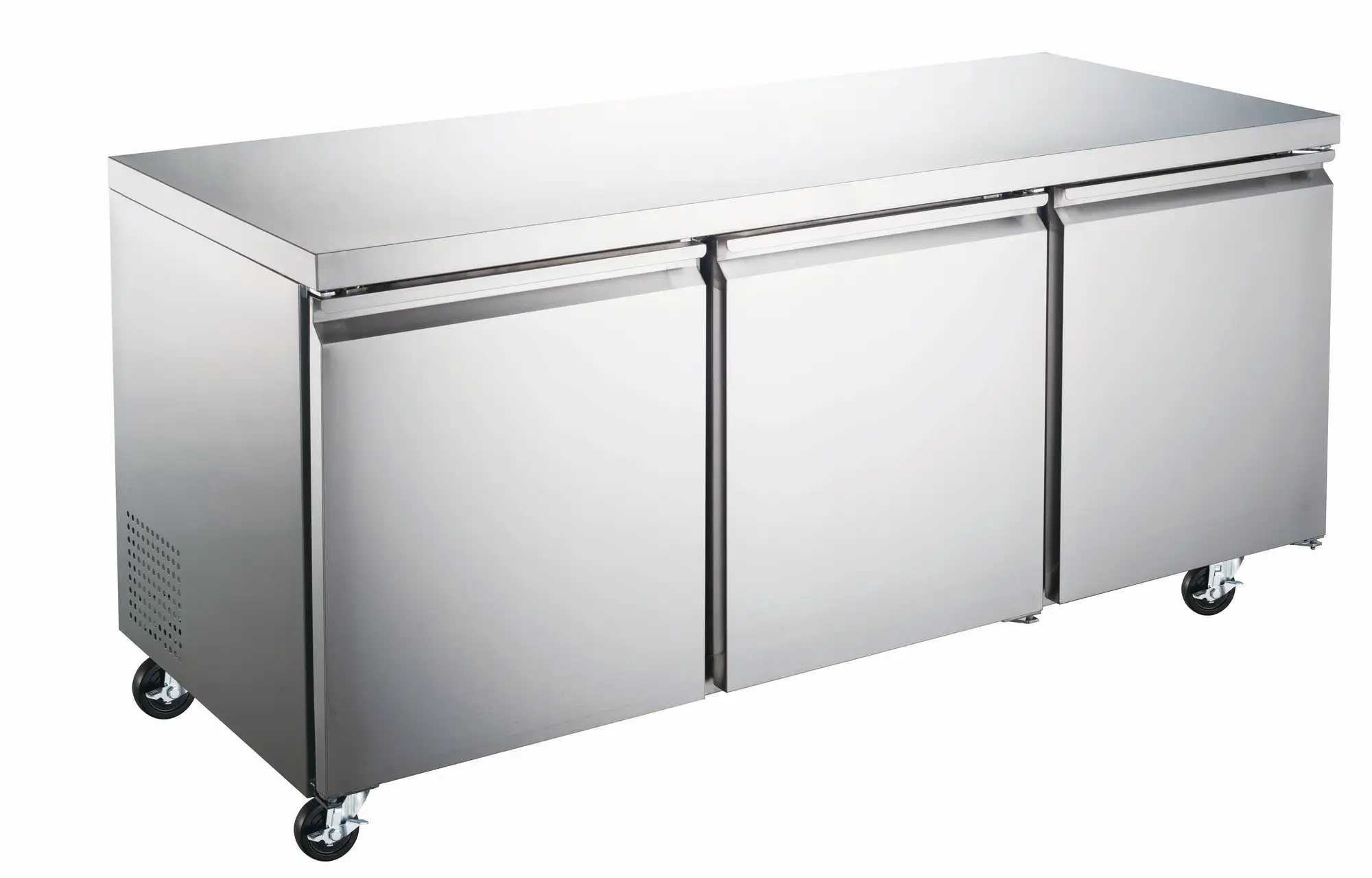 Compass PUC72R - 72" W Undercounter Refrigerator W/ (3) Sections & (3) Doors, 115v