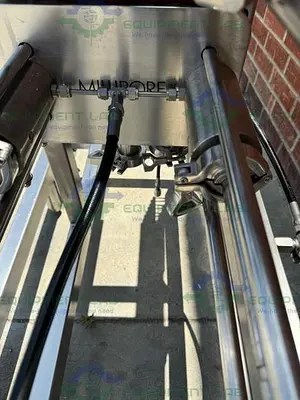 USED MILLIPORE STAINLESS STEEL HYDRAULIC PELLICON CUF-8 FILTER SKID