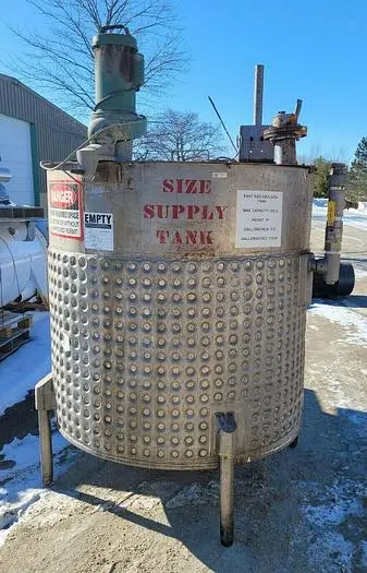 Used BRIGHTON 304 SST MIXING TANK Chemical & Process Equipment Wisconsin US | Lemke Machinery Sales #309753