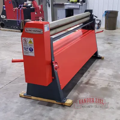 Akyapak 6' x 16 Gauge 3 Roll Initial Pinch Plate Roll