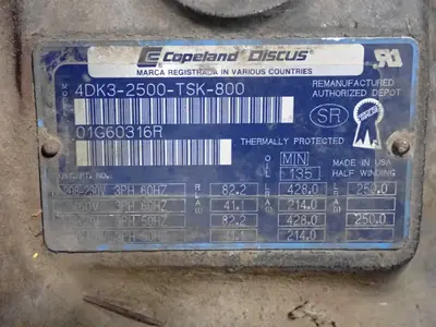 USED COPELAND 4DK32500TSK800