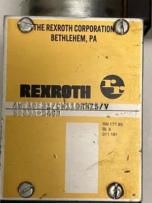 Used REXROTH 4WE10E31/CW110RNZ5/V S043A-546B Solenoid Valves Ohio US | Surplus Asset Holdings #1247294