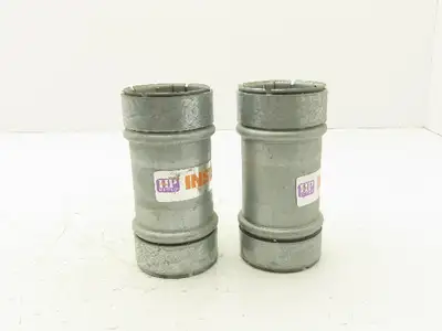 HP Metflo Instalok 2-1/2"x6" Galvanized Vacuum Coupling Lot of 2