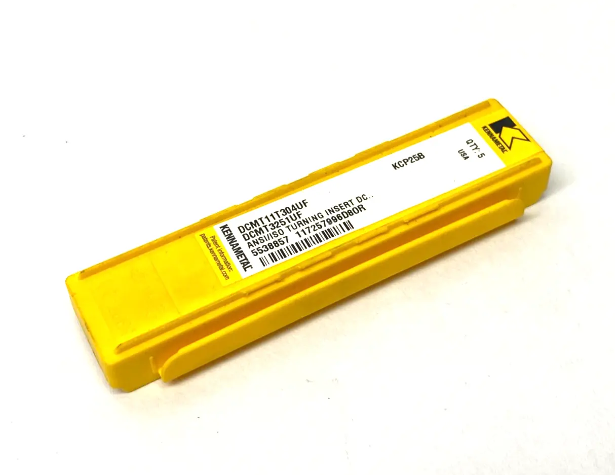 NEW KENNAMETAL SCREW-ON ANSI/ISO TURNING INSERT DCMT3251UF KCP25B