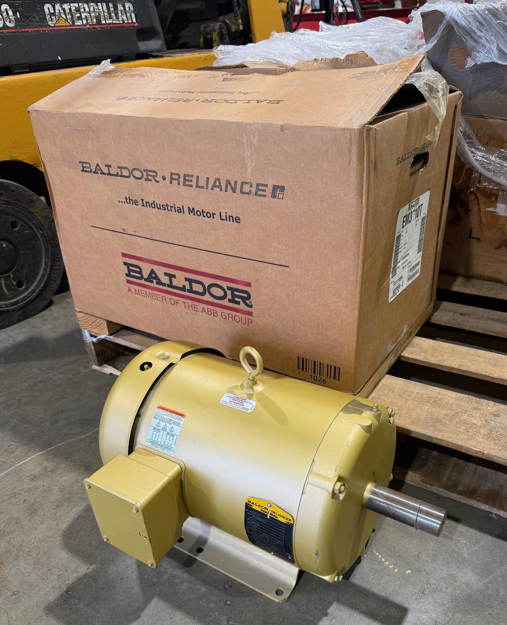 7.5  hp Baldor Electric Motor, new surplus, Frame 213T, 1770 RPM, qty.. 2