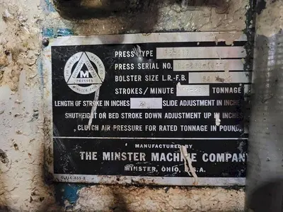 USED 1965 MINSTER P2-200