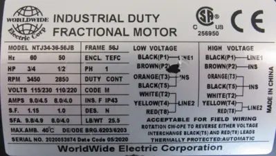 REFURBISHED GUSHER 710-82074-20 PUMP 1.5" 3/4HP 115/230V NTJ34-36-56JB