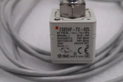 SMC ZSE50F-T2-62L SMC sensor-100~100kpa STOCK L-516-C