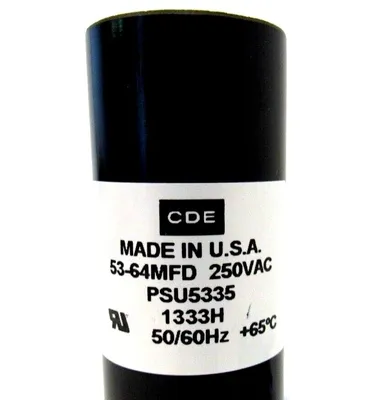 NEW CORNELL DUBILIER PSU5335 CAPACITOR 50/6 0HZ