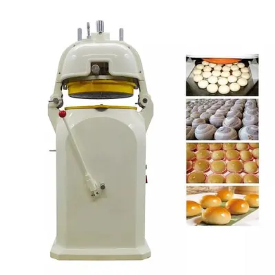 220V Commercial Semi-Automatic 16 Blocks Dough Cutting and Rolling Machine - TRY RENT BUY PROGRAM
