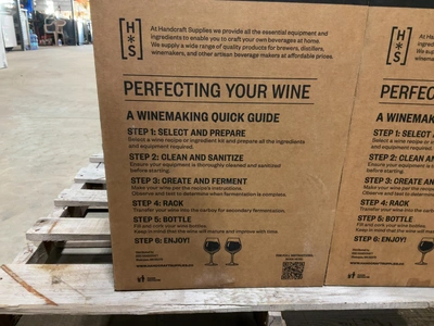 Used LOT OF (6) HANDCRAFT SUPPLIES WINEMAKING STARTER KITS Brewing Equipment Michigan US | Miedema Asset Management Group #1580127