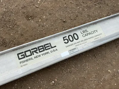 Gorbel 500 lb Capacity Aluminum Beam, 12’ long, 10” tall