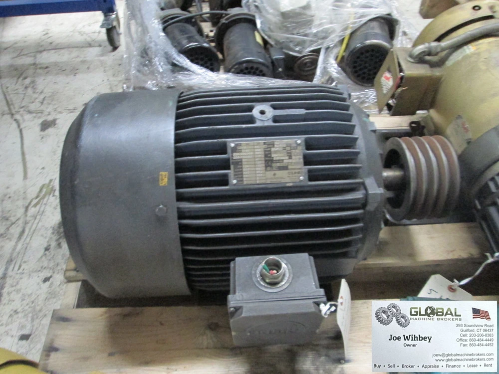Emerson 7.5 HP Industrial Motor, CAT#ELTE3D, 1180RPM, 254T Frame