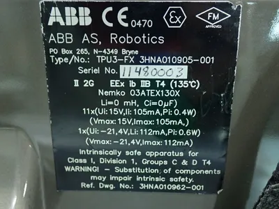 USED ABB 3HNA010905001