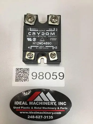 Used CRYDOM H12WD4890 Relays & Switches Michigan US | Ideal Machinery #594702