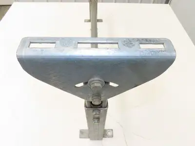 Automotion 30"W Conveyor Leg Stationary Floor Support 16" to 24"H Galvanized