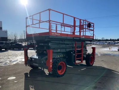 New | in-Stock 2026 SKYJACK SJ9243 RT ROUGH TERRAIN SCISSOR LIFT Scissor Lifters Alberta CA | Adcock Equipment #1417673