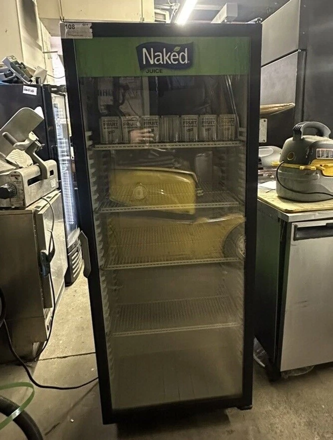174-0174 QDB DC12HB Self Contained Glass Door Merchandising Cooler