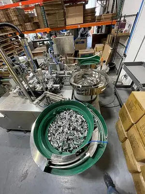 Filling Line, Bottles, Nail Polish, Filler, Brush and Cap Applicators, #5532789