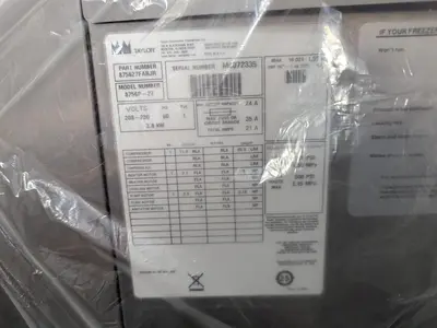 Used TAYLOR COMPANY 8756P-27 Ice Cream Equipment British Columbia CA | Steep Hill Equipment Solutions #1364758