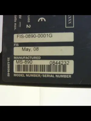 USED MICROSCAN FIS-0890-0001G