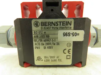Bernstein Bi2-U1Z Limit Switch 10A 300VAC Lot of 3