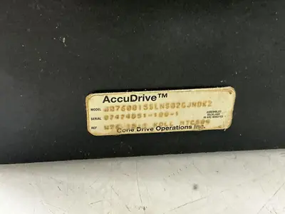 USED ACCUDRIVE W0760015SLNS02GJNDKZ