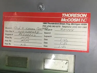 USED THORESON MCCOSH TECH 3