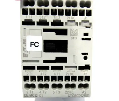 USED EATON DILMC12-01 CONTACTOR XTCEC012B01 110/120V 50/60H DILMC1201