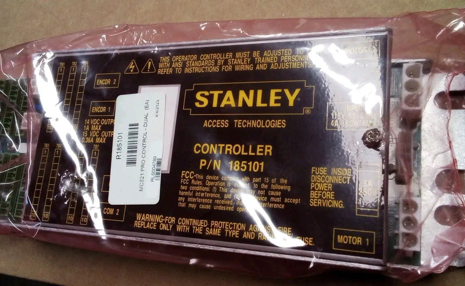 Used Stanley MC521 Programmable Logic Controllers US | Infinity wholesale & Supply LLC #1305829