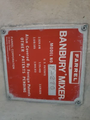 Farrel F270 Banbury Mixer