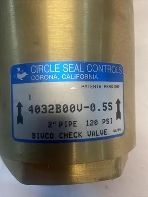 New | in-Stock CIRCLE SEAL CONTROLS 4032B00V-0.5S Pump & Valve Parts Ohio US | Surplus Asset Holdings #1233667