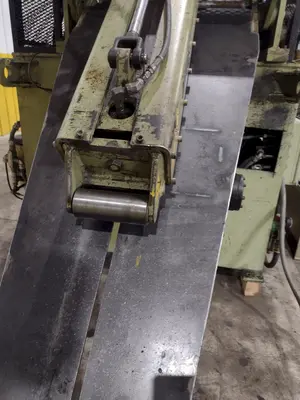18” X .175”  X 8,000 LBS CWP MODEL #SFAC4-20 SPACE-SAVER AUTOMATIC DOUBLE END SERVO COIL FEED LINE: STOCK #22215