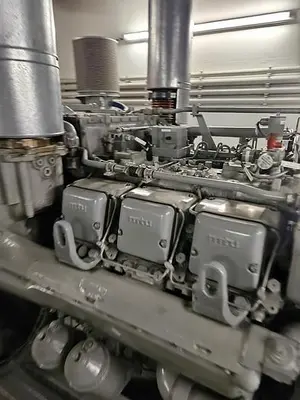 USED 1991 HEINKEL AGGREGATEBAU HE500/396; 500 KW; 400 V; 722 A; 1500 RPM