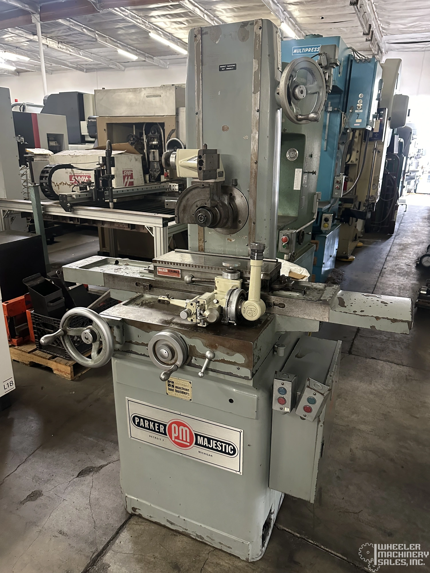 Parker Majestic #2 6" x 18" Surface Grinder #7077 #1