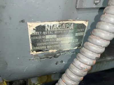 Used 1953 NIAGARA 340 Plate Bending Rolls including Pinch Ohio US | HGR 24 #1424445