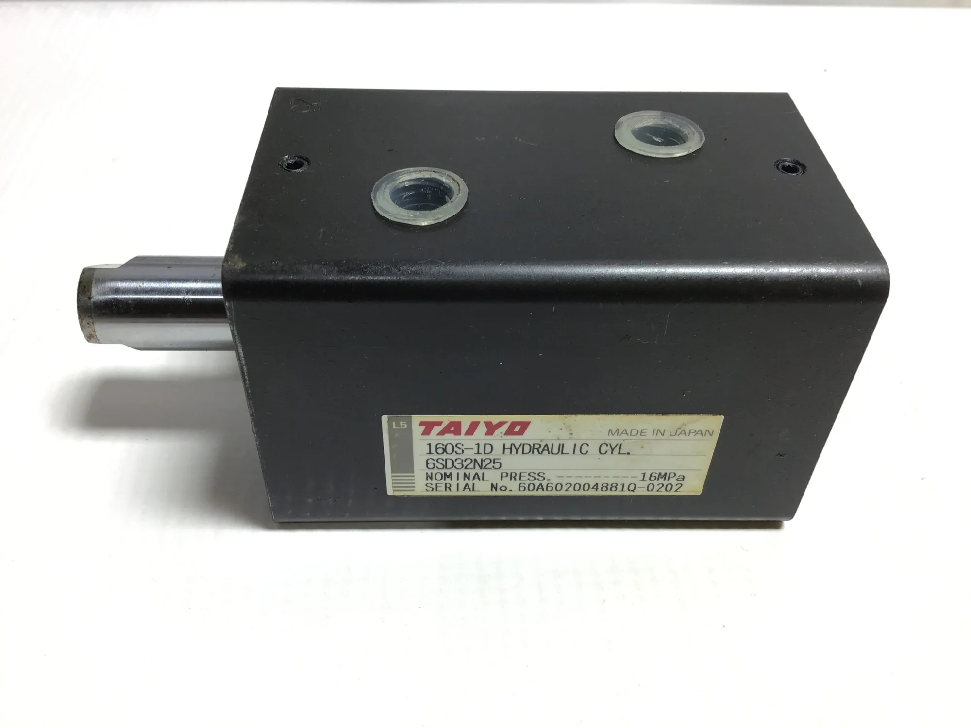 Taiyo 160S-1D – 6SD32N25 Hydraulic Cylinder Nominal Press 16MPa