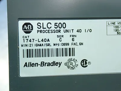 USED ALLEN BRADLEY 1747L40A