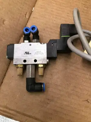 FESTO MEH-5/2-1/8-B Solenoid Air / Pneumatic Valve 36.26-116PSI / 24VDC coil