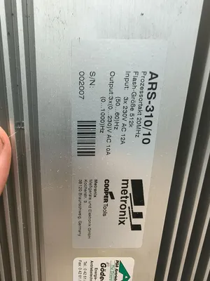 METRONIX ARS-310/10 CNC CONTROLLER | ESS Industrial Equipment Sales (7)