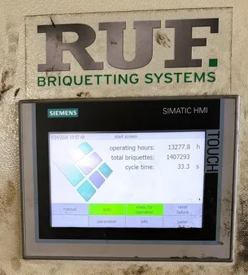 2017 RUF Swarf Briquetting System Hydraulic Briquetters | Machine Tool Emporium (3)