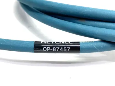 Used KEYENCE Ethernet Cable M12 4-Pin to RJ45, NFPA79-Compatible Straight 2m Cable & Wire Michigan US | Maverick Industrial Sales #1397883