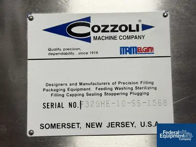 Used Cozzoli Cozzoli Syringe Filling, Plugging & Closing System Aseptic Fillers Ohio US | Federal Equipment Company #1512718